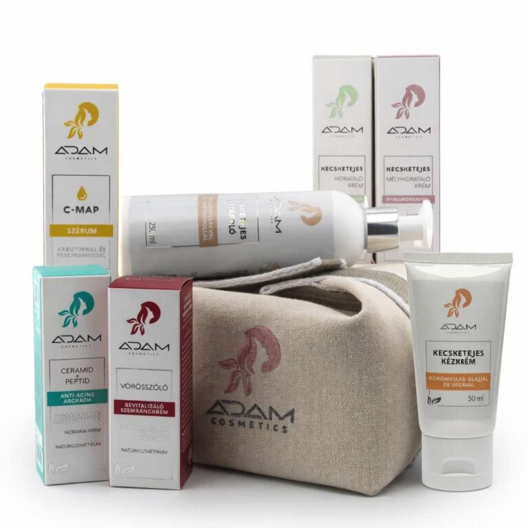 ADAM COSMETICS "ALL STARS" CSOMAG AJÁNDÉK KOZMETIKAI TÁSKÁVAL
