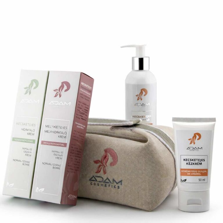 KECSKETEJES HIDRATÁLÓ CSOMAG AJÁNDÉK KOZMETIKAI TÁSKÁVAL